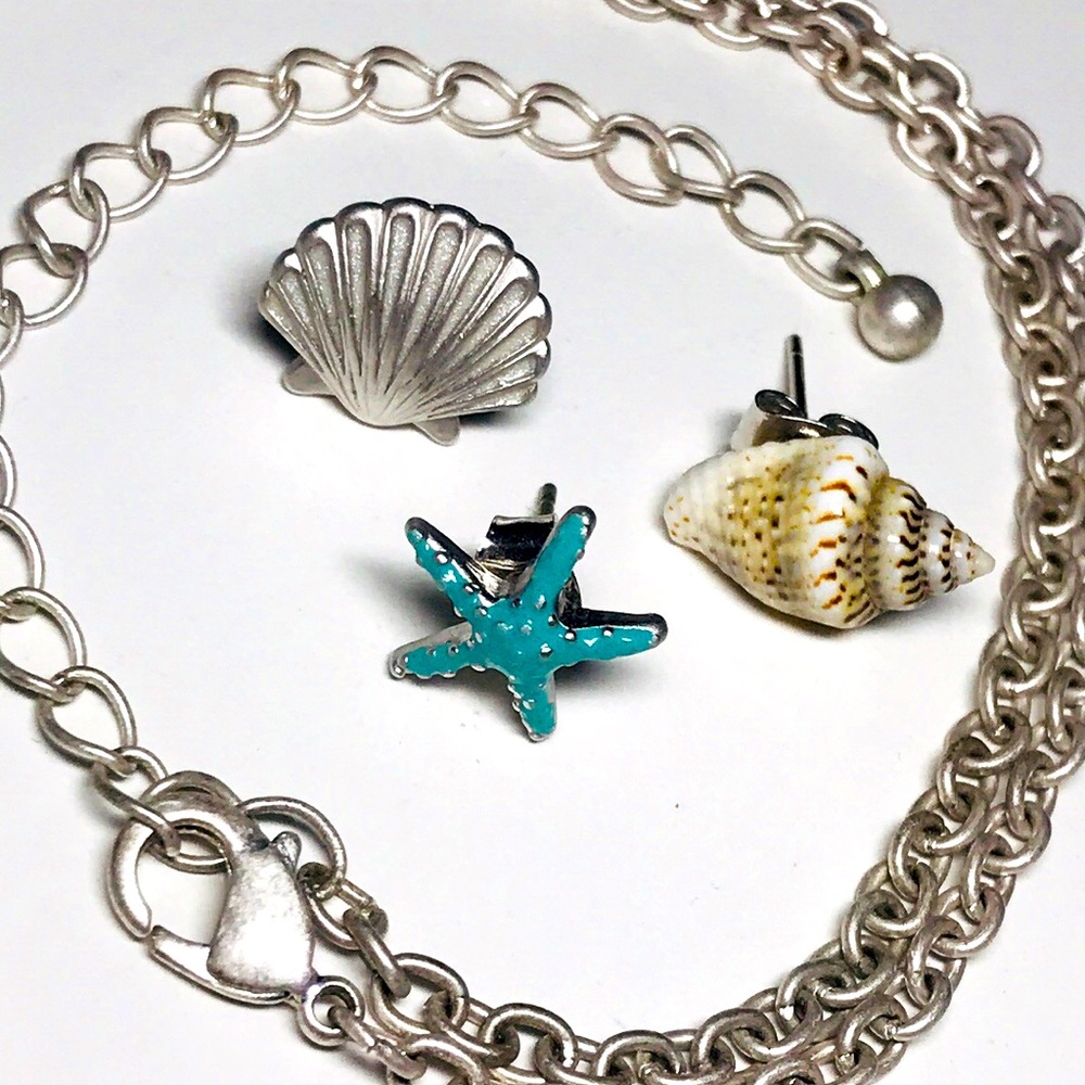 LOVE & STARFISH WISHES Necklace & Earrings Set - Picture 5 of 9